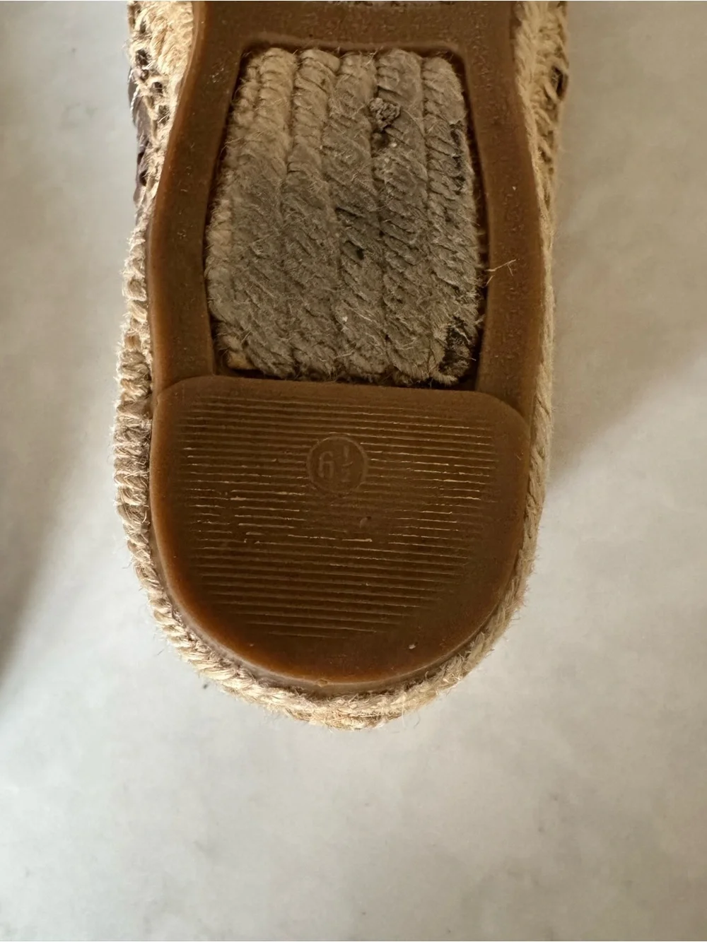 Tory Burch Metallic Gold Laser-Cut Espadrille Flats